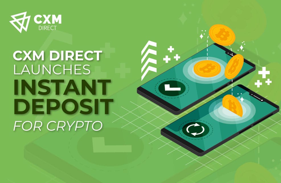 A CXM Direct lança depósitos instantâneos em criptomoedas.