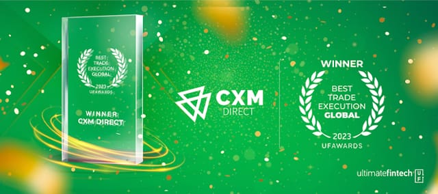 CXM Direct คว้า “BEST TRADE EXECUTION GLOBAL 2023” ในงาน Ultimate Fintech Awards