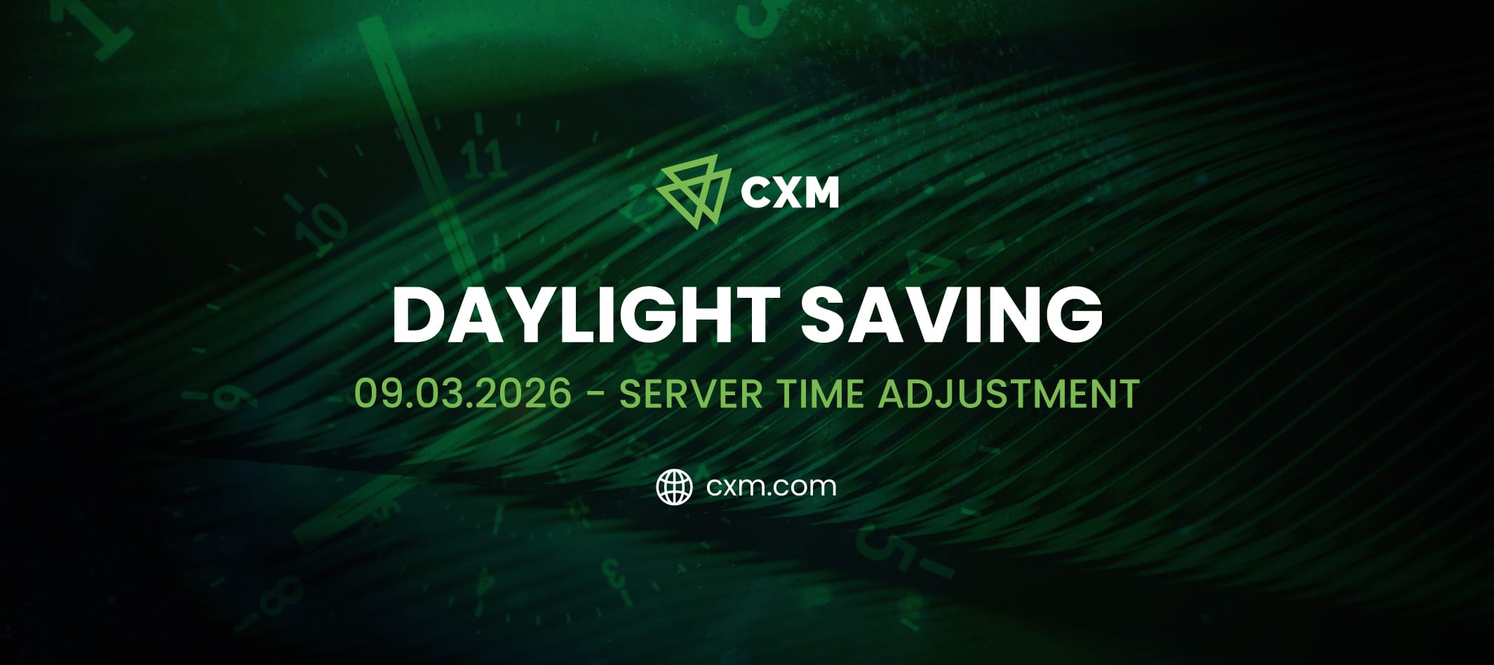 การปรับเวลาบริการของ CXM สำหรับการเปลี่ยนเวลาออมแสง