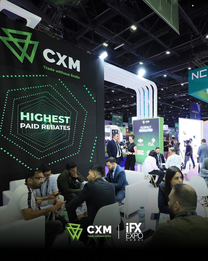 บูธ CXM "Highest Paid Rebates" ที่งาน iFX Expo