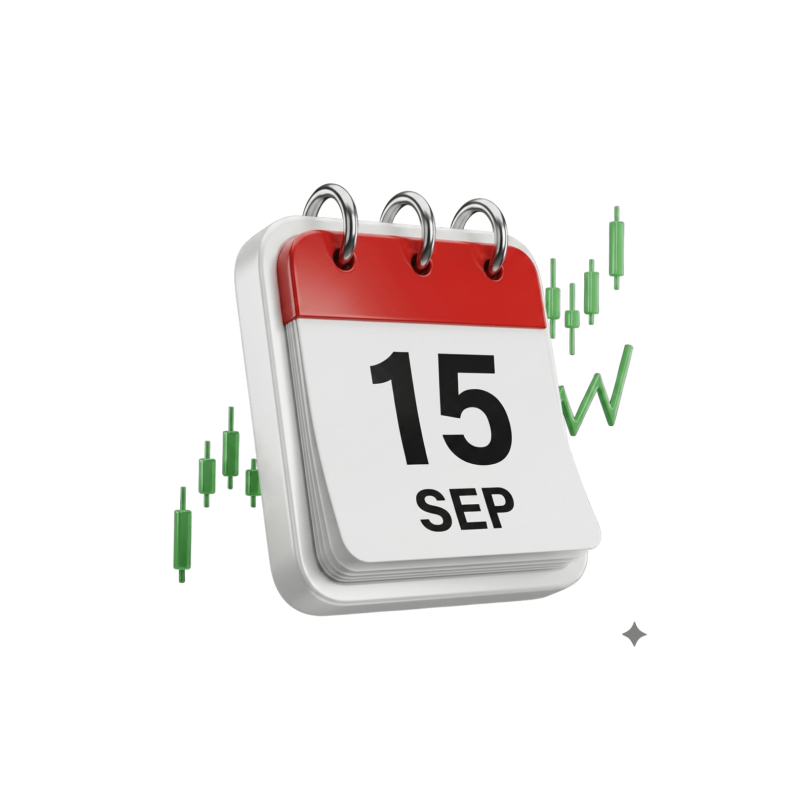 Ilustração do painel do calendário econômico
